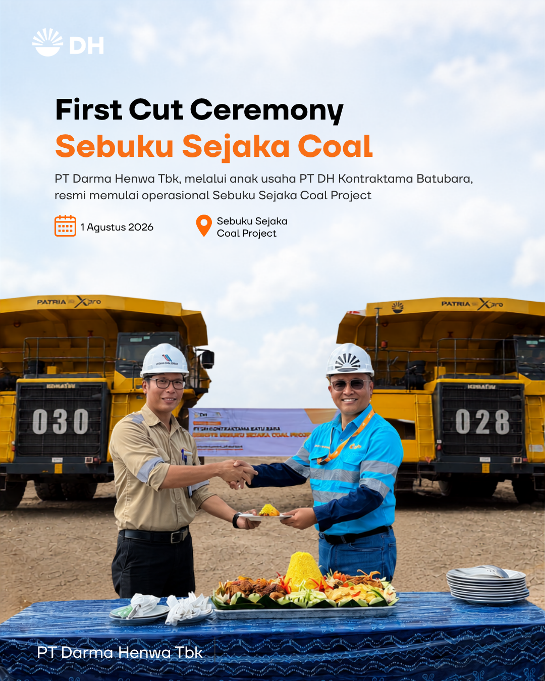 First Cut Ceremony Sebuku Sejaka Coal